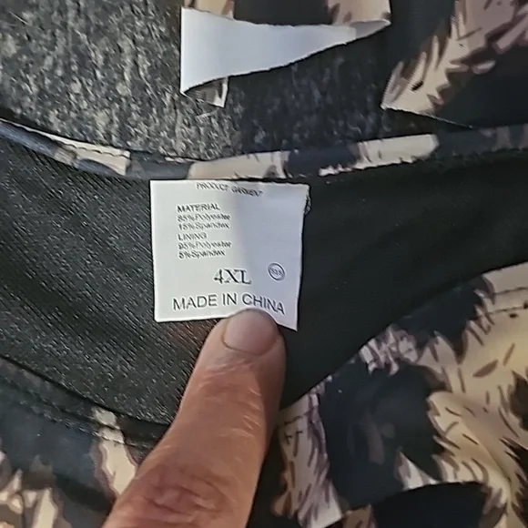 Animal print 2 piece bathing suit  size 4xl. Great stretch 👌 - Picture 5 of 11